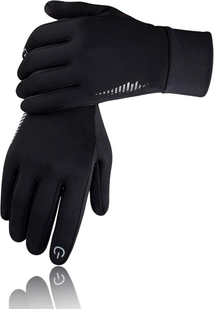 Winter Thermo-Handschuhe Touchscreen Anti-Rutsch Winddicht Schwarz