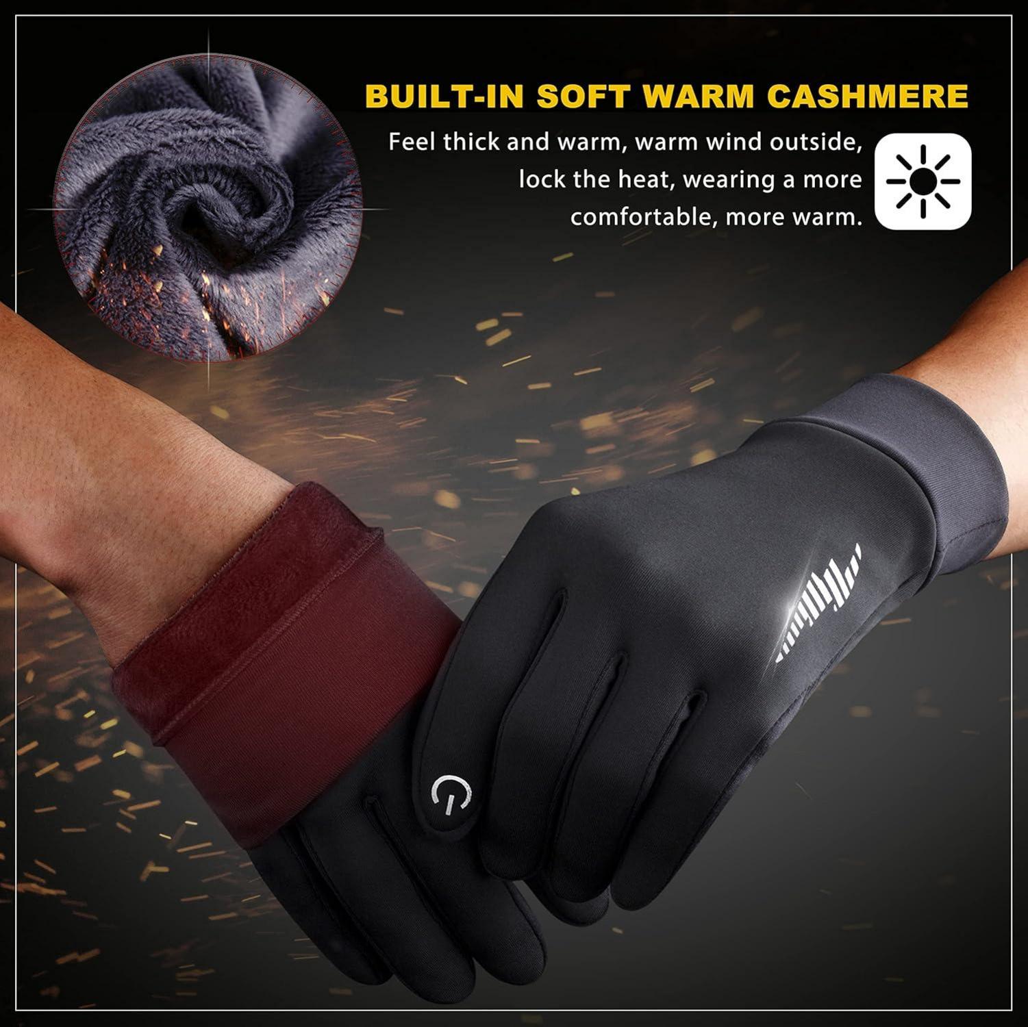 Winter Thermo Touchscreen Handschuhe Herren Damen Winddicht