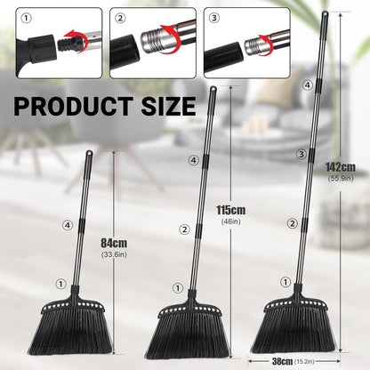Besen mit Stiel - Professioneller Straßen- und Gartenbesen