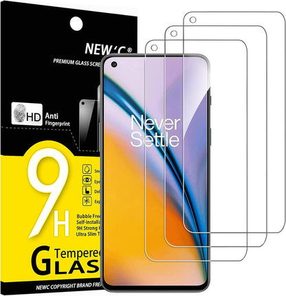 Panzer Schutz Glas für OnePlus Nord 2 5G 2T 5G 3er Pack 9H Ultra-klar