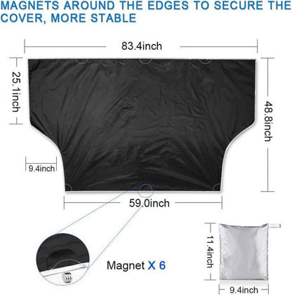 Frontscheibenabdeckung Auto 206x116cm Winterabdeckung Windshield Cover