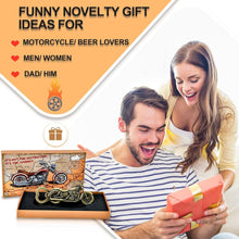 Motorrad Flaschenöffner Geschenk für Männer - Retro Motorrad