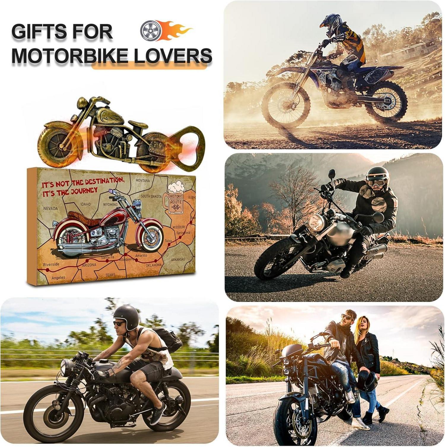 Motorrad Flaschenöffner Bier Geschenk für Männer Weihnachten Klassisch