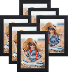 Schwarze Bilderrahmen Collage 15x20 cm Set 6er - Leicht und