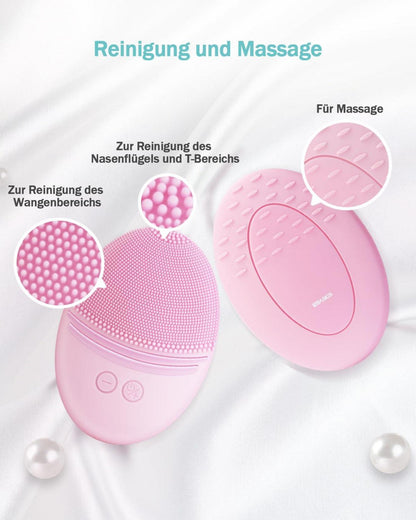 EZBASICS Ultraschall Gesichtsreinigungsbürste Peeling Massage