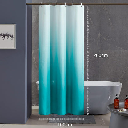 Furlinic Duschvorhang Textil Anti-Schimmel Wasserdicht 100x200cm 6