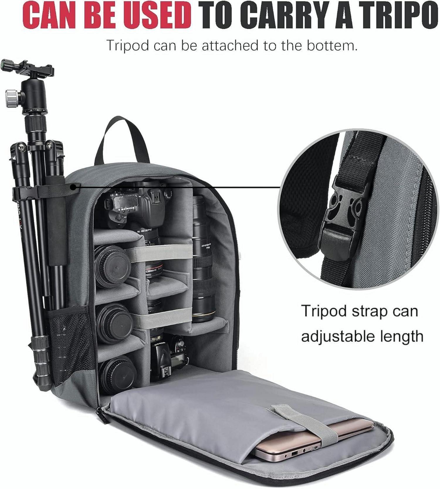 Kamerarucksack Wasserdicht Professionell für DSLR/SLR Sony Canon Nikon