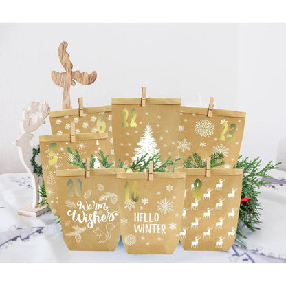 Adventskalender zum Befüllen 24 Weihnachtskalender
