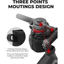 Fahrrad Flaschenhalter Schwarz 11cm Höhe mit Netztaschen für