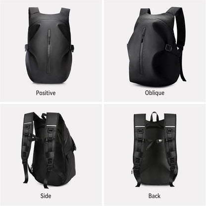 Motorradrucksack Herren wasserdicht, Helmrucksack, Laptoptasche