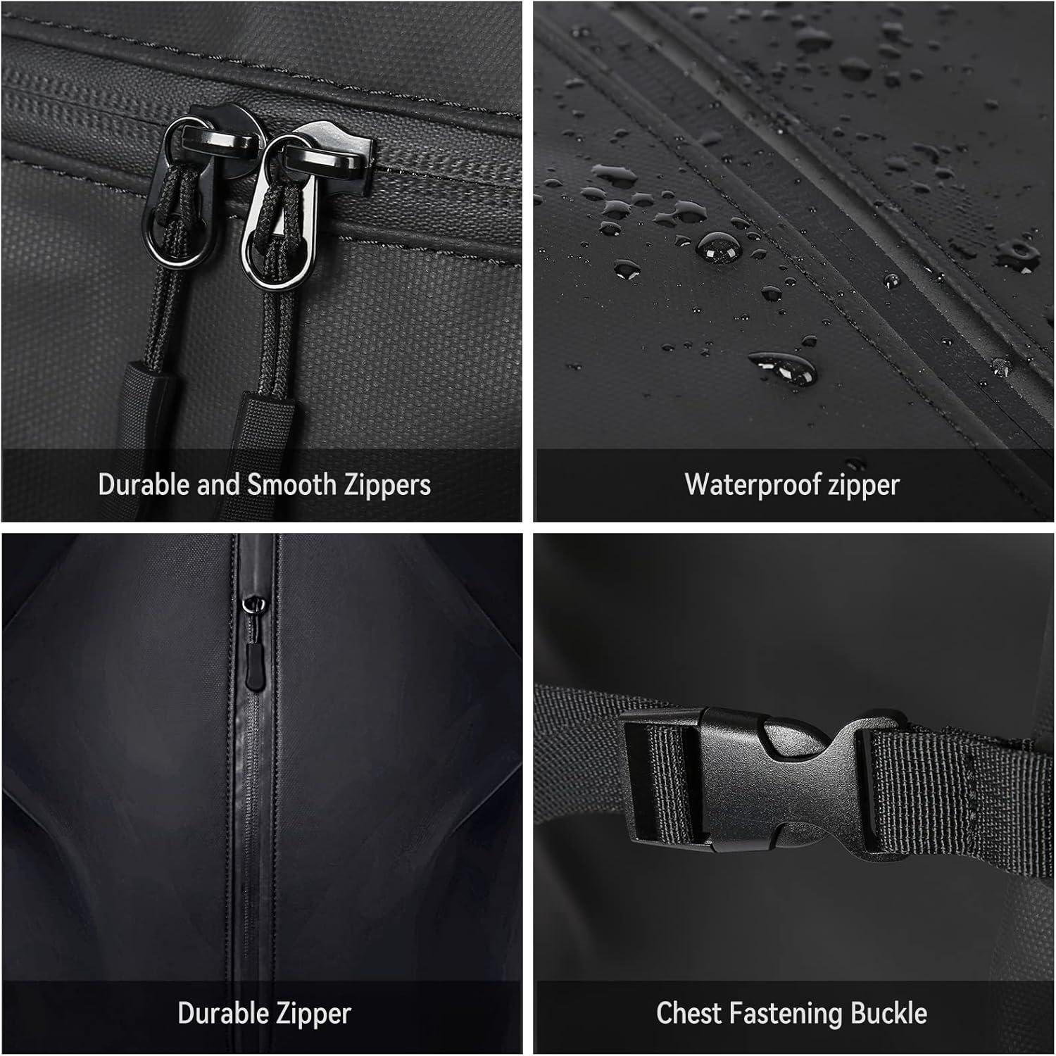 Motorradrucksack Herren wasserdicht Helmrucksack Laptoptasche