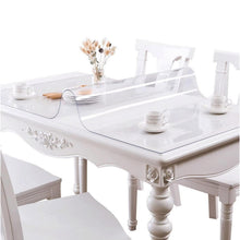 PVC Tischdecke Transparent 80x150cm / 150x80cm - 2mm Dicke