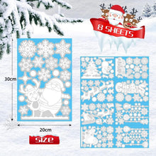 Fensterbilder Weihnachten Rentier Schneeflocken