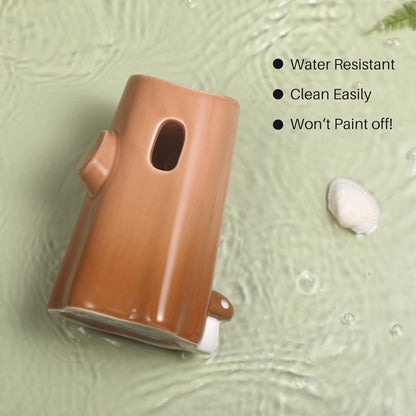 Hamster Trinkflasche mit Ständer 120 ml Kleintiertränke Braun