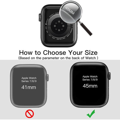 Apple Watch Series 9 8 7 45mm Schutzhülle Displayschutz