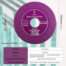 3 Stück Diamant Glasschneider Ø 100 x 22,23 mm für