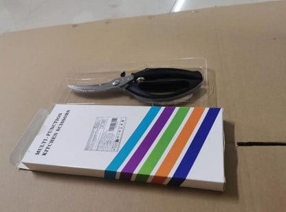 Geflügelschere aus Edelstahl mit Griffarretierung und Feder