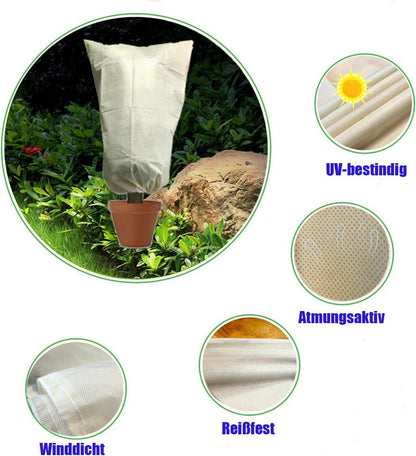 HERILIOS Frostschutz Haube 160x240cm beige mit Reißverschluss