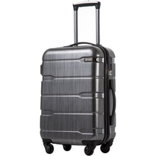 COOLIFE Hartschalen-Koffer PC Material TSA-Schloss 4 Rollen
