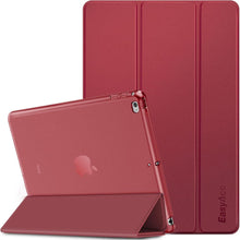 Schlanke iPad Air 2 Hülle Matt Dunkelrot Magnet Standfunktion