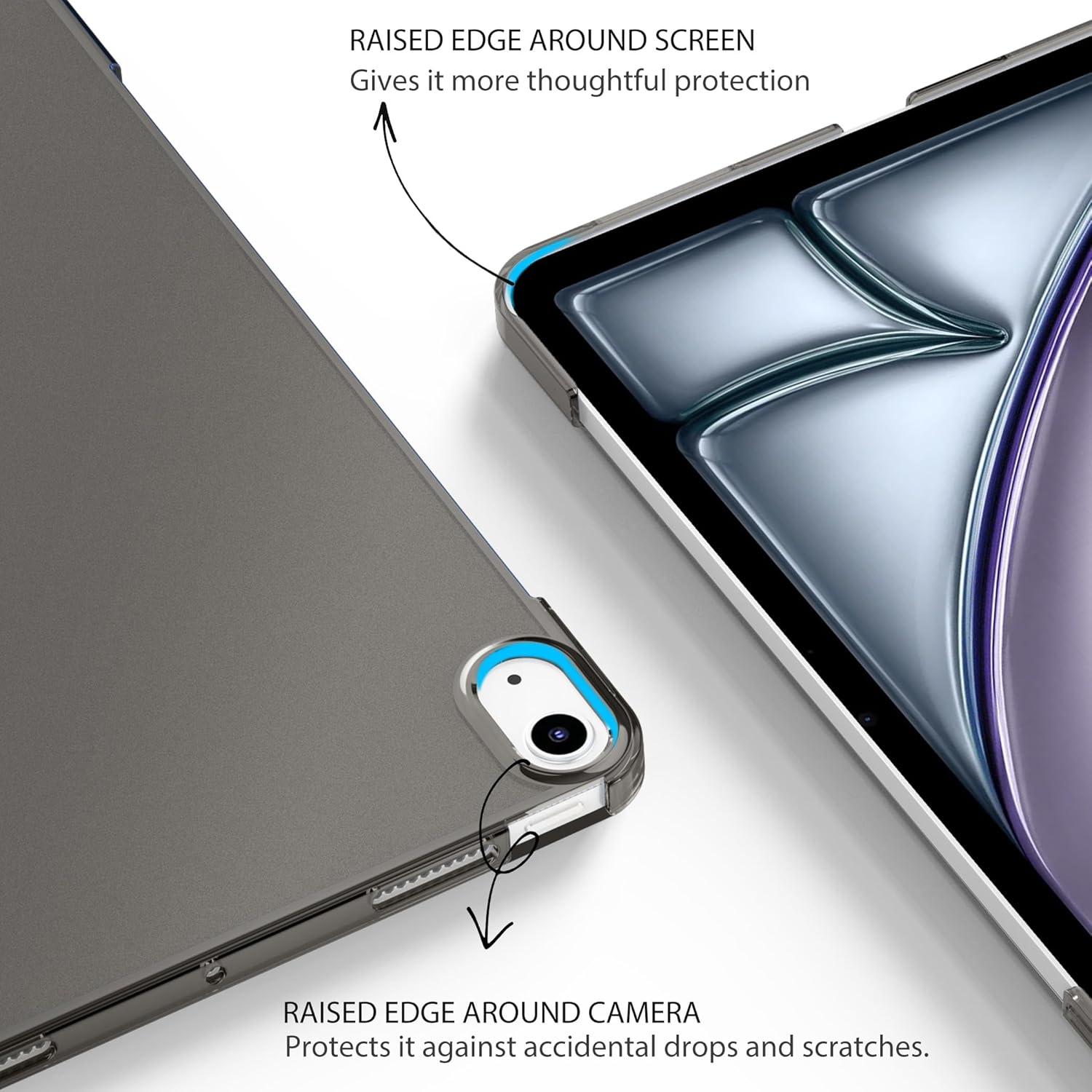 iPad Air M2 11 Zoll 2024 Hülle Ultra Dünn Schwarz