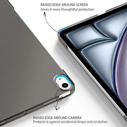 iPad Air M2 11 Zoll 2024 Hülle Ultra Dünn Schwarz