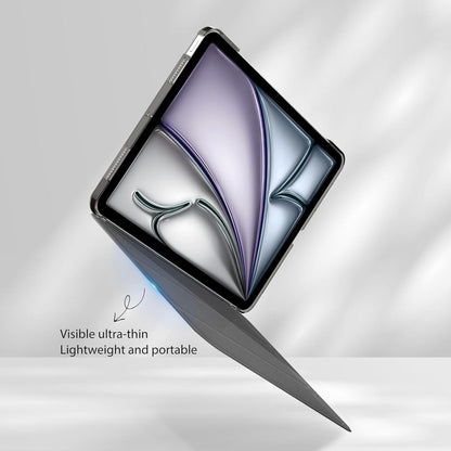 iPad Air M2 11 Zoll 2024 Air 5 2022 Air 4 10.9 Zoll 2020 Hülle Schwarz
