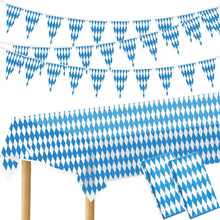 Oktoberfest Partydekorationen Tischdecke & Wimpel Banner