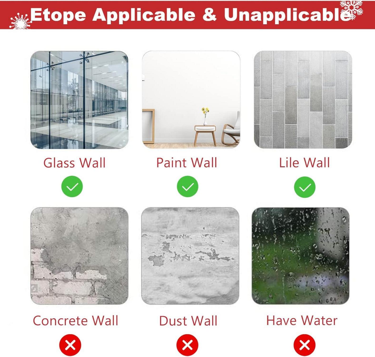 Weihnachts-Fensteraufkleber Schneeflocke Rentier Santa 145 Stück