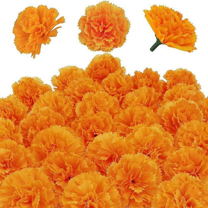 30x Künstliche Ringelblumen – Diwali Deko & DIY Blumen