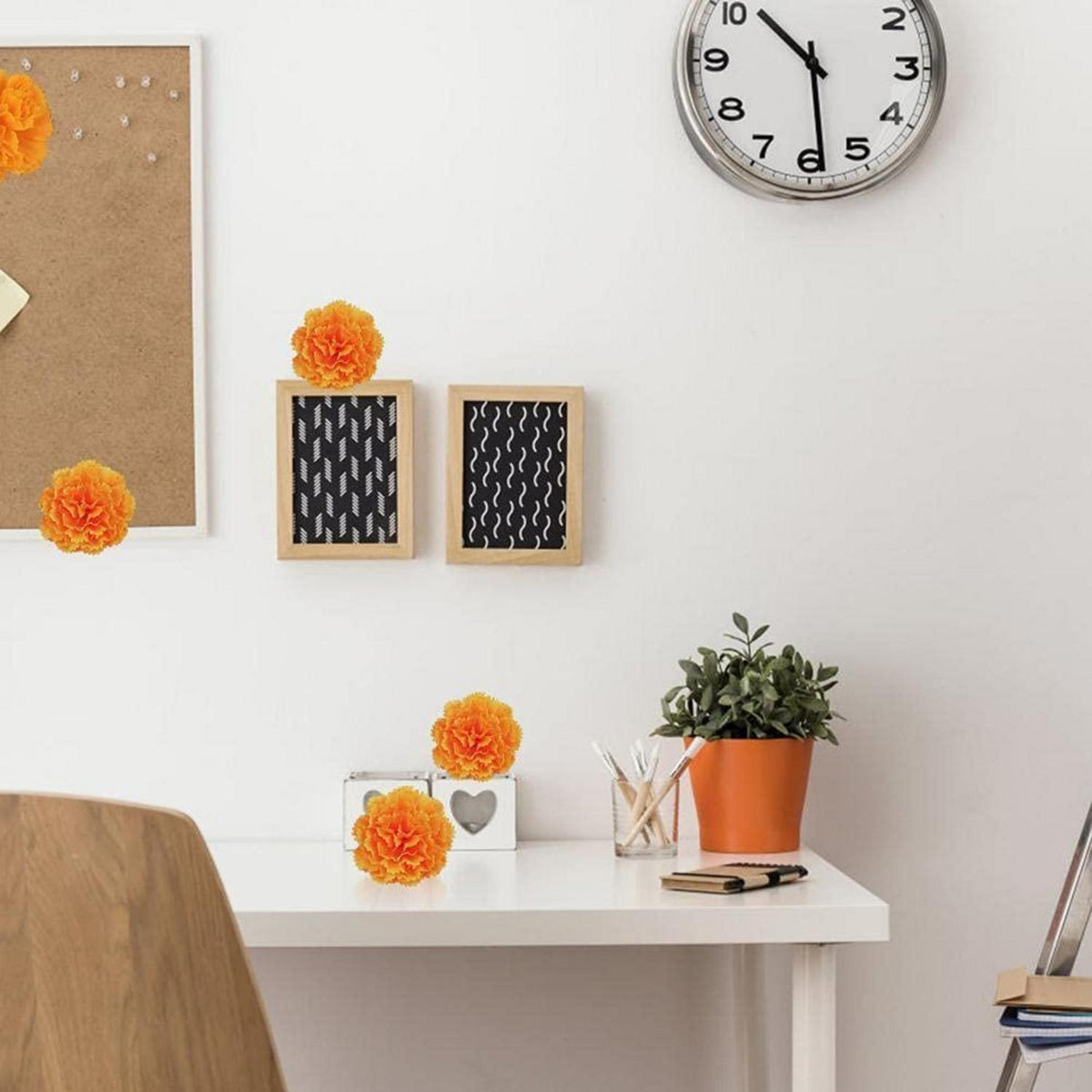 30x Künstliche Ringelblumen – Diwali Deko & DIY Blumen