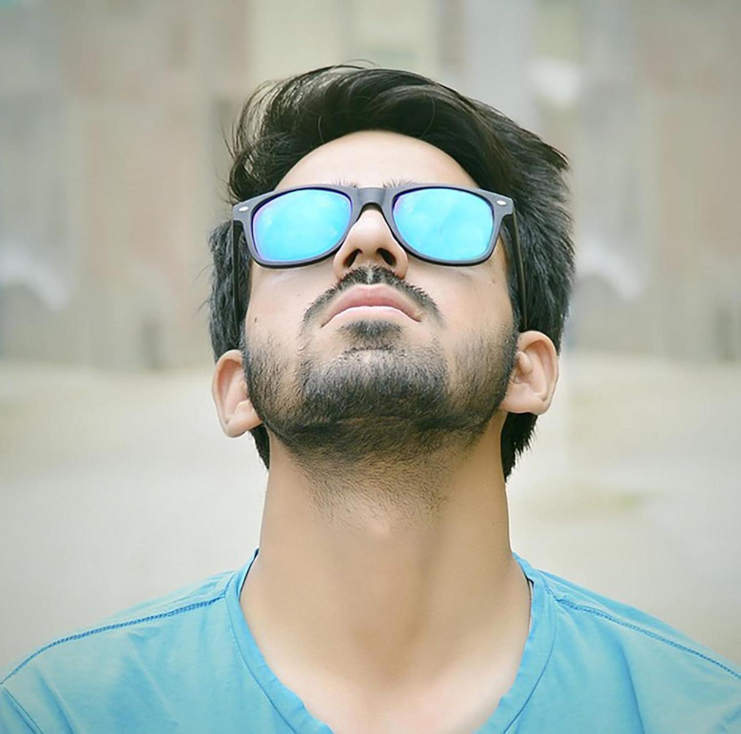 6er Neon Bunte Sonnenbrille Vintage Party Set - UV Schutz