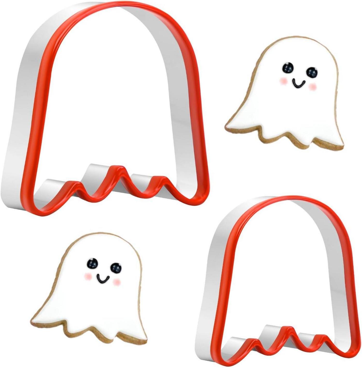 Halloween Geister Ausstechformen Set 2-teilig Weiche PVC-Rand