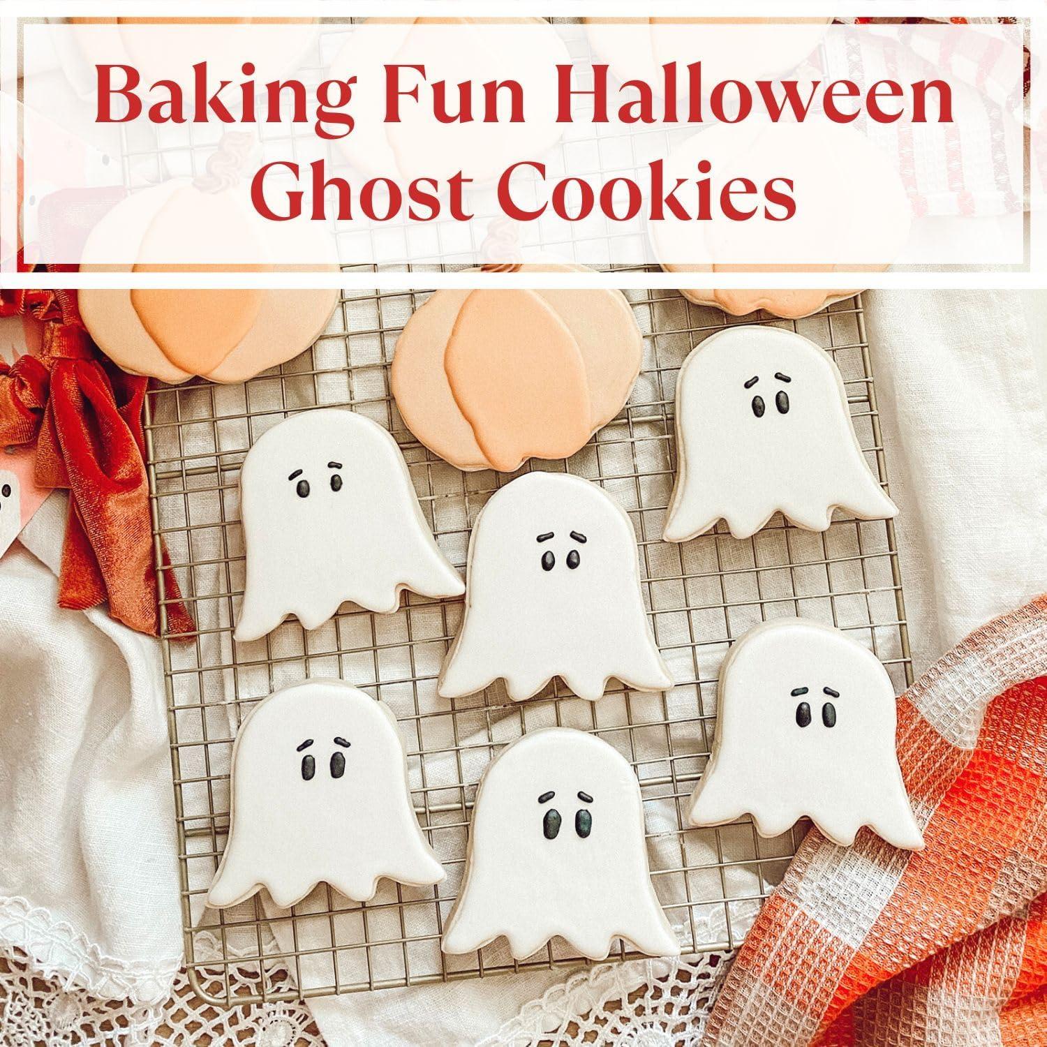 Halloween Geister Ausstechformen Set 2-teilig Weiche PVC-Rand