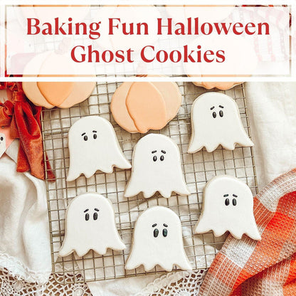 Halloween Geister Ausstechformen Set 2-teilig Weiche PVC-Rand