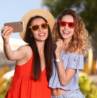 Bunte Sonnenbrille Set Neon Vintage Brillen Party Herren