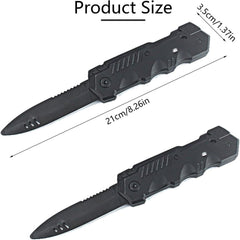 2 Stück Einziehbares Zaubertrick Messer Fake Dolch Theater