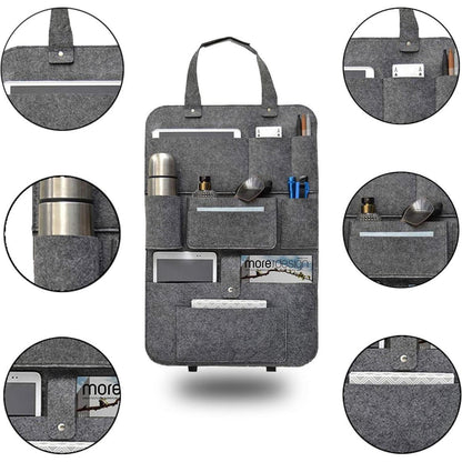 Autositz Organizer Filz Aufbewahrungstasche für Auto 2 Stück