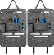 Filz-Autositz-Organizer Aufbewahrungstasche Dunkelgrau 2er Set