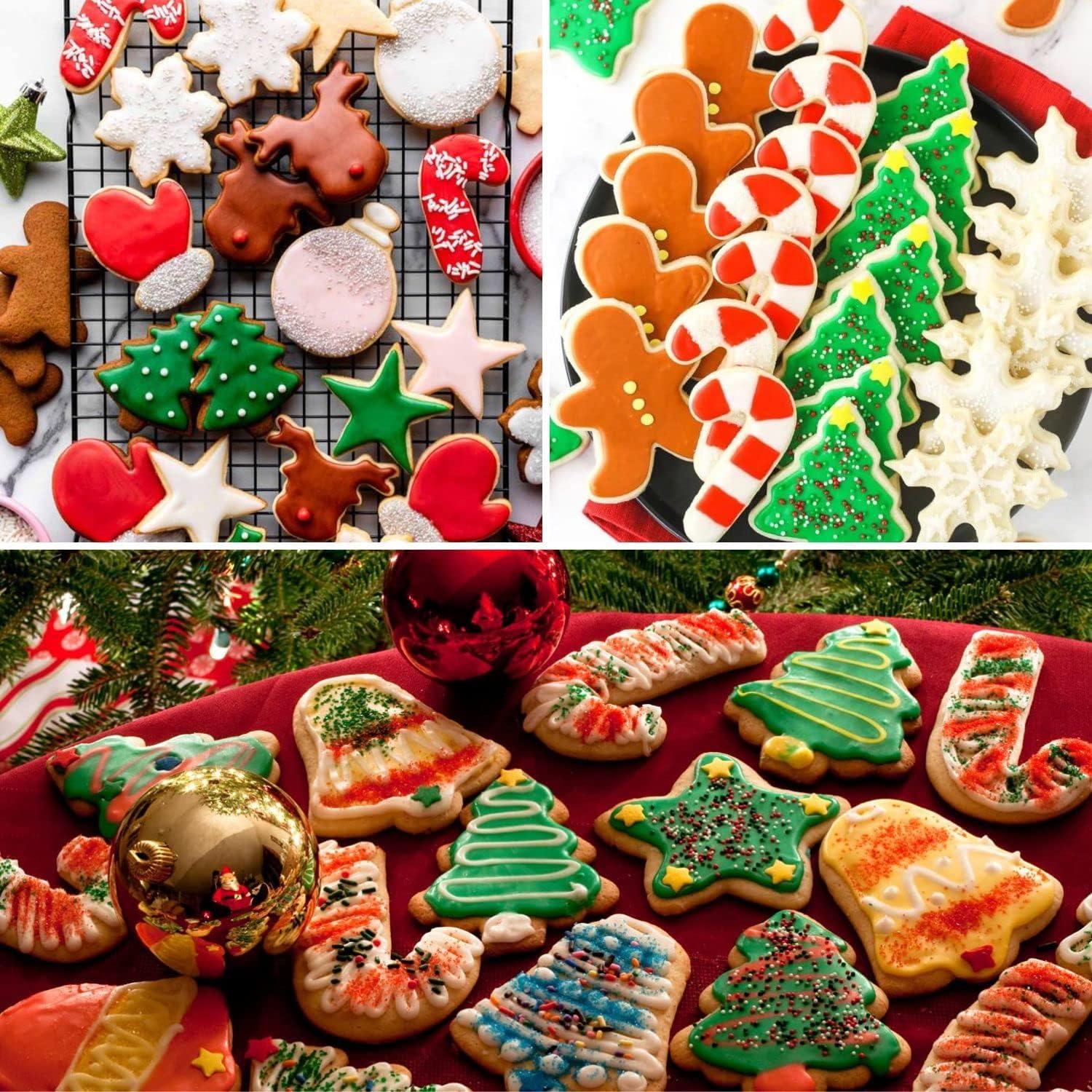 Weihnachts Ausstecher Set 12 Stück Edelstahl Keksausstecher Lebkuchenmann