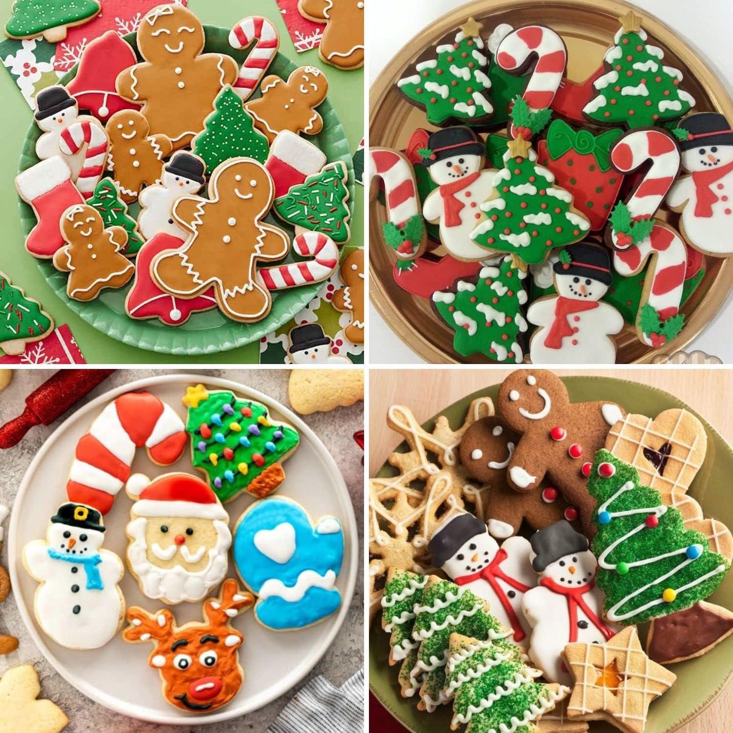 Weihnachts Ausstecher Set 12 Stück Edelstahl Lebkuchenmann