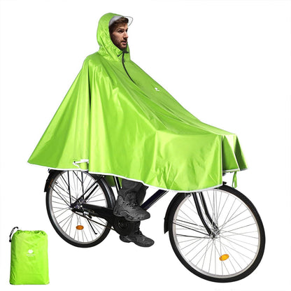 Wasserdichter Regenponcho mit Kapuze für Radfahren und Outdoor