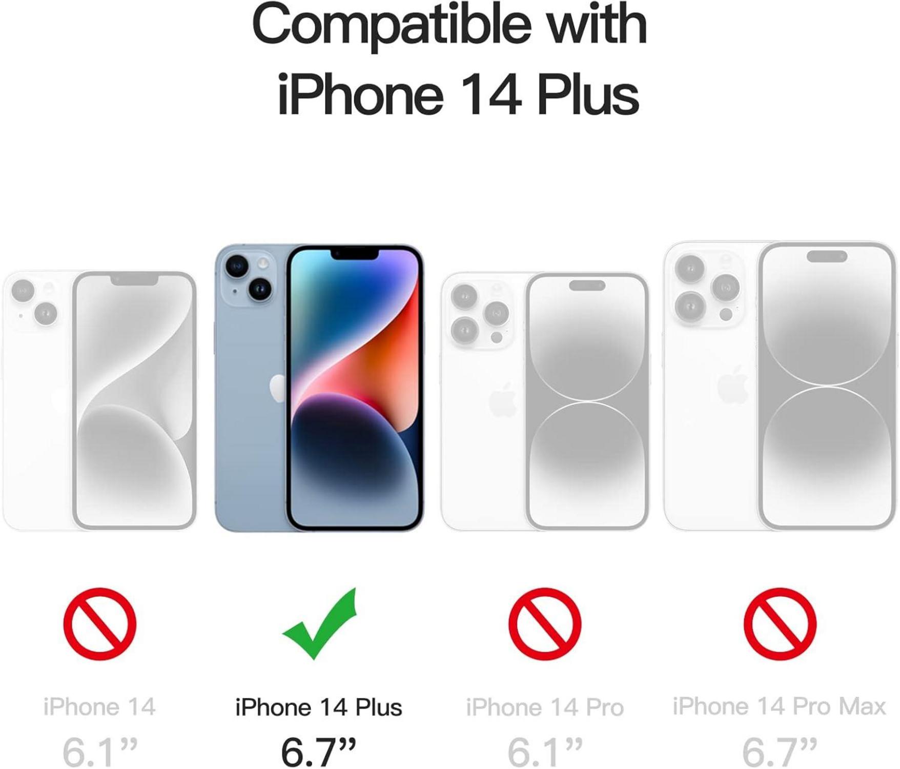 Schutzfolie iPhone 14 Plus 6,7 Zoll Panzer Glas