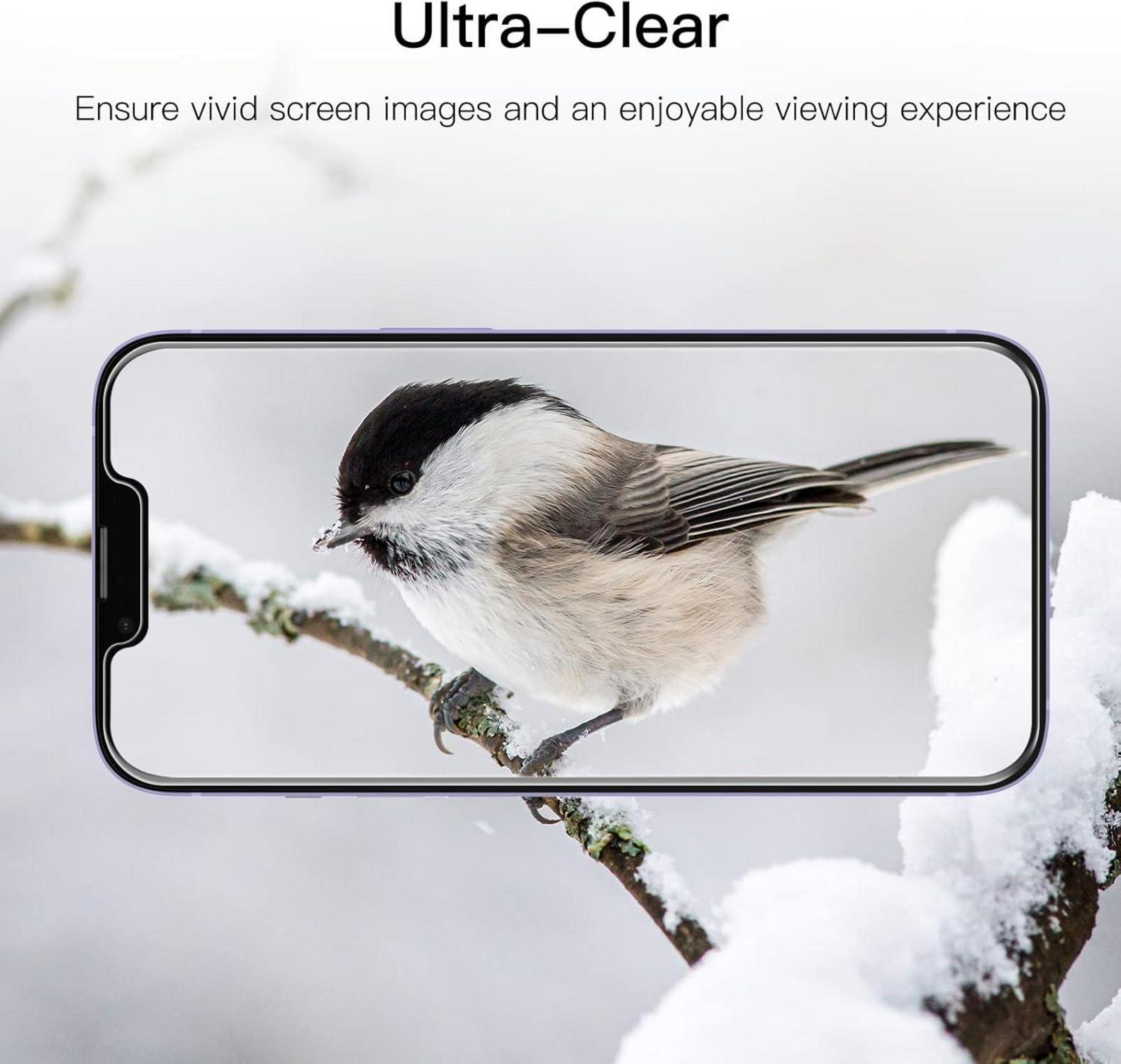 Displayschutzfolie iPhone 14 Plus Panzer Schutzglas - 3er Pack 6,7 Zoll