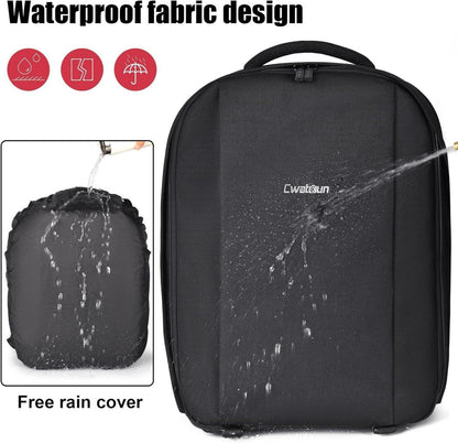 Kamerarucksack Wasserdicht DSLR SLR Sony Canon Nikon Schwarz 10L