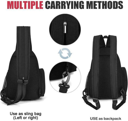 Cwatcun SLR-Kameratasche wasserdichter Kamerarucksack Organizer, Schwarz