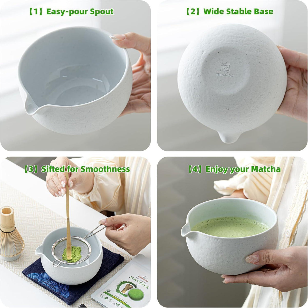 Japanisches Matcha Tee Set – 9tlg. mit Schale & Zubehör