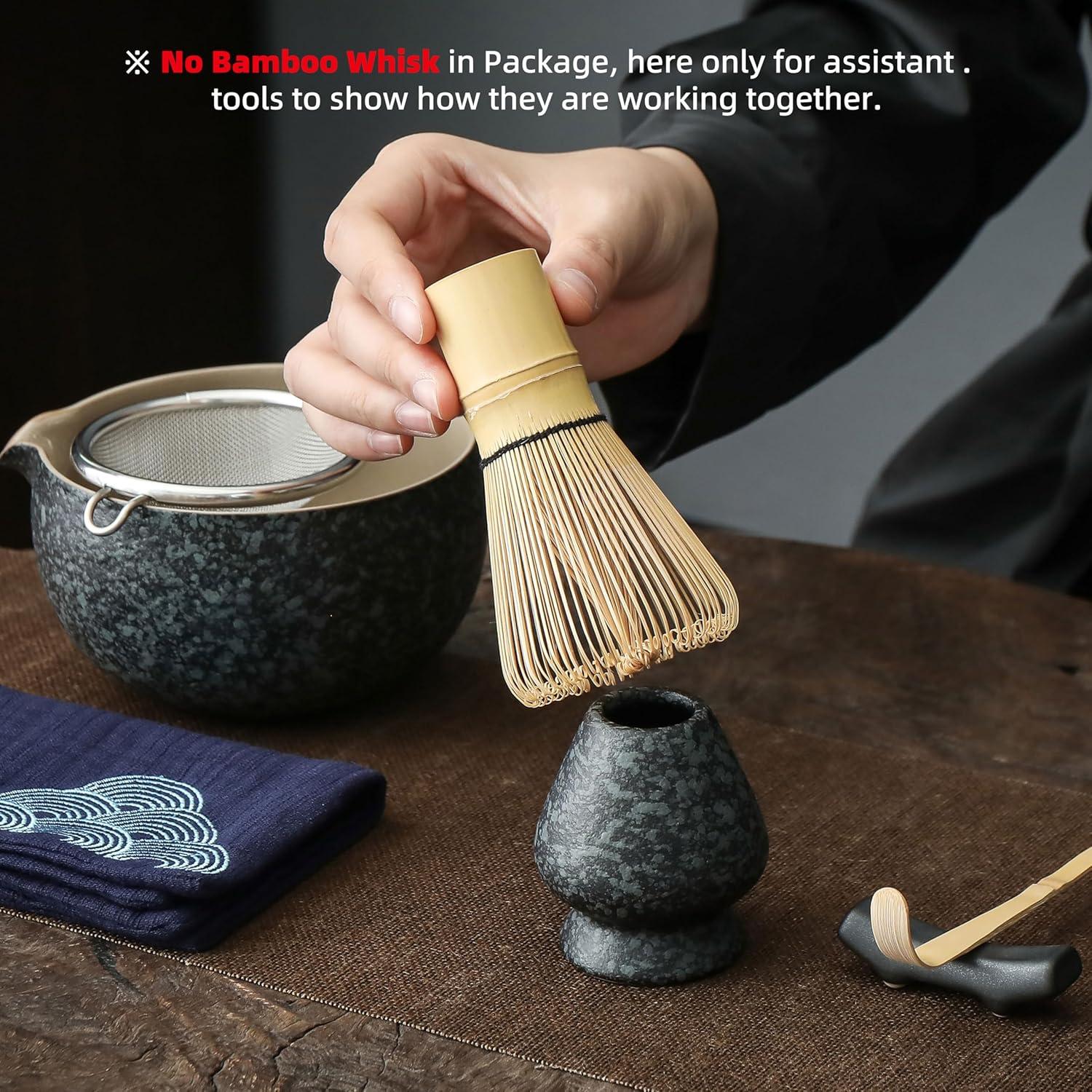 Matcha-Schale 510ml mit Schneebesenauflage, Japanisches