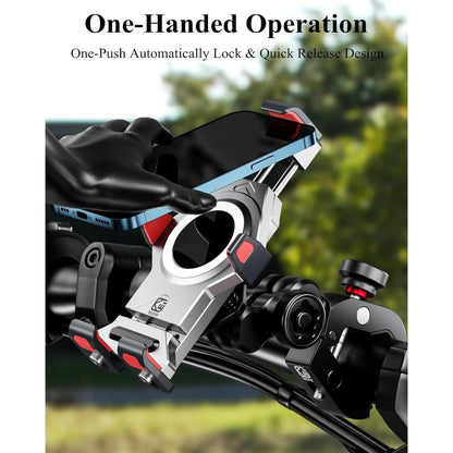Motorrad Handyhalterung mit Vibrationsdämpfer & Diebstahlschutz