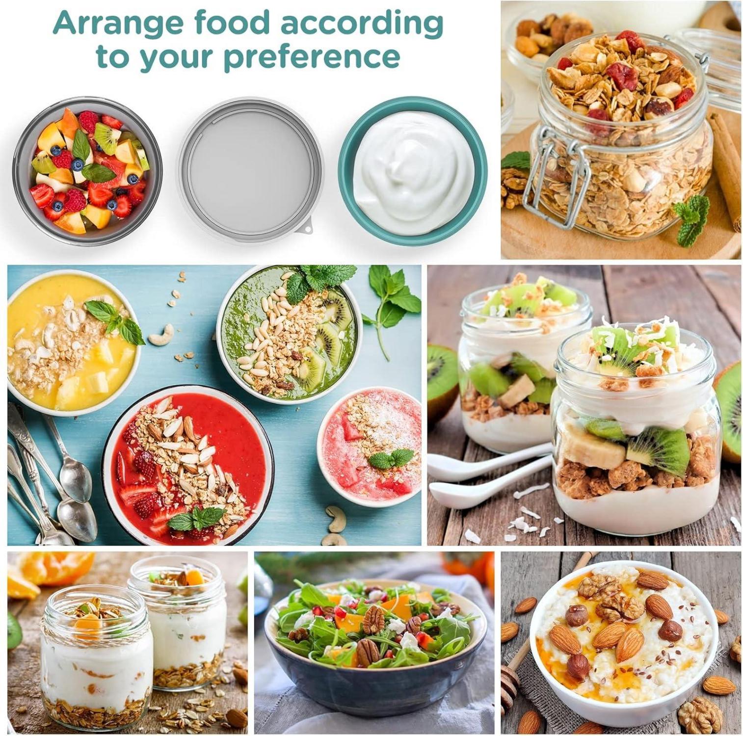 Müslibecher to Go Becher 560ml 310ml Auslaufsicher